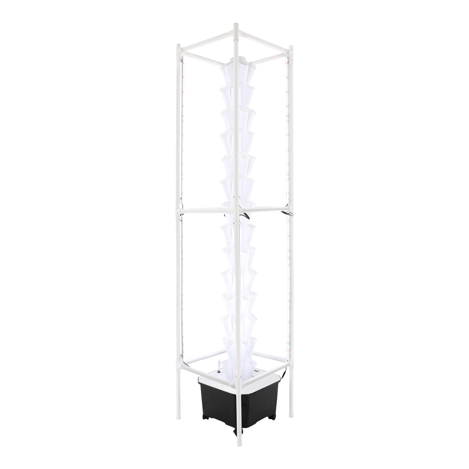 Hydroponic Growing System with Grow Light 70Holes Indoor Hydroponic Tower Garden