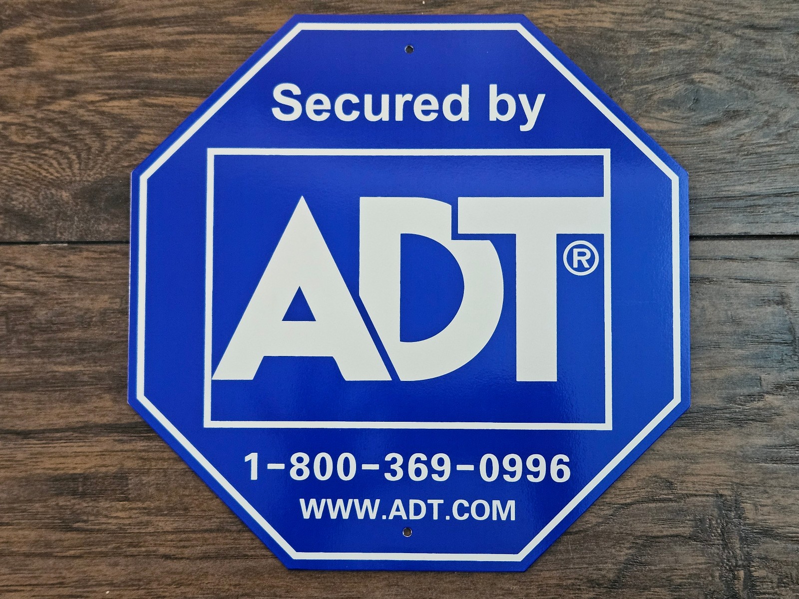 Reflective Home Security Sign 10×10″ – for yard, window, door, wall