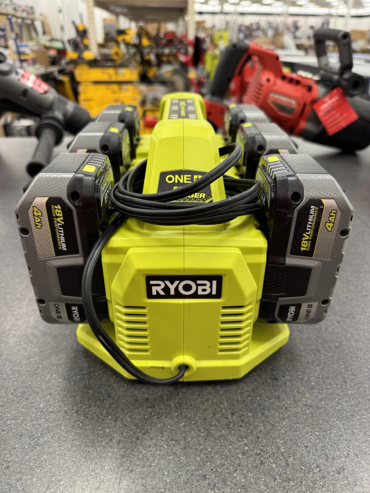 Ryobi 18v Lithium High Performance 4Ah Battery & Fast Charger One+