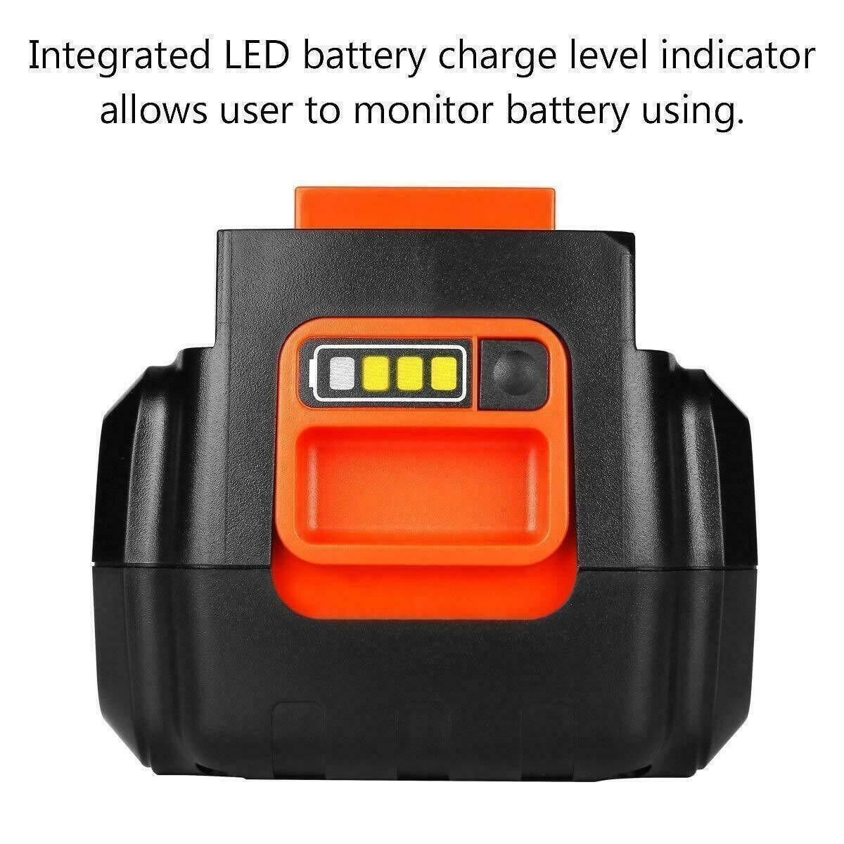 40V 4.0Ah LBX2040 for Black and Decker 40 Volt Lithium Battery LBXR36 LBX1540 US