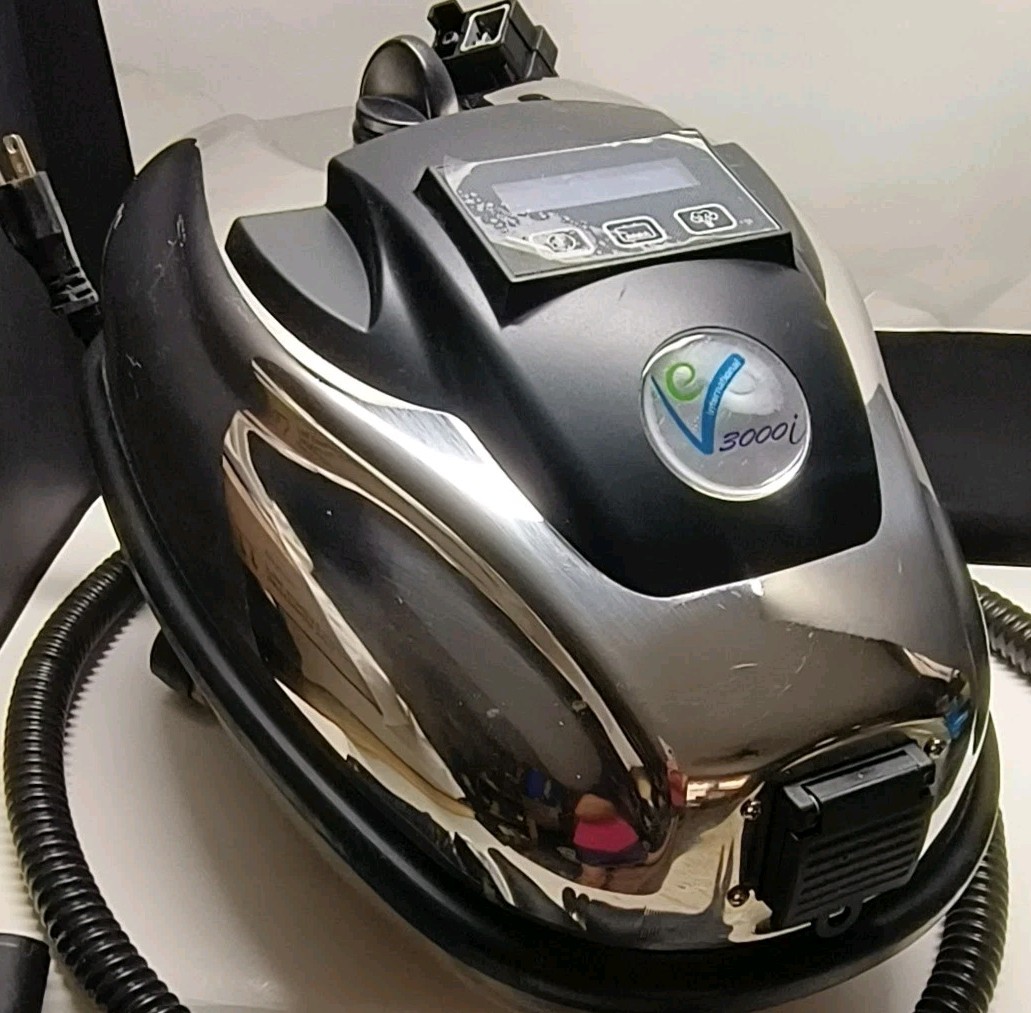 EV International 3000i Dry Vapor Steam Cleaner w/Accessories Bundle Tested Works