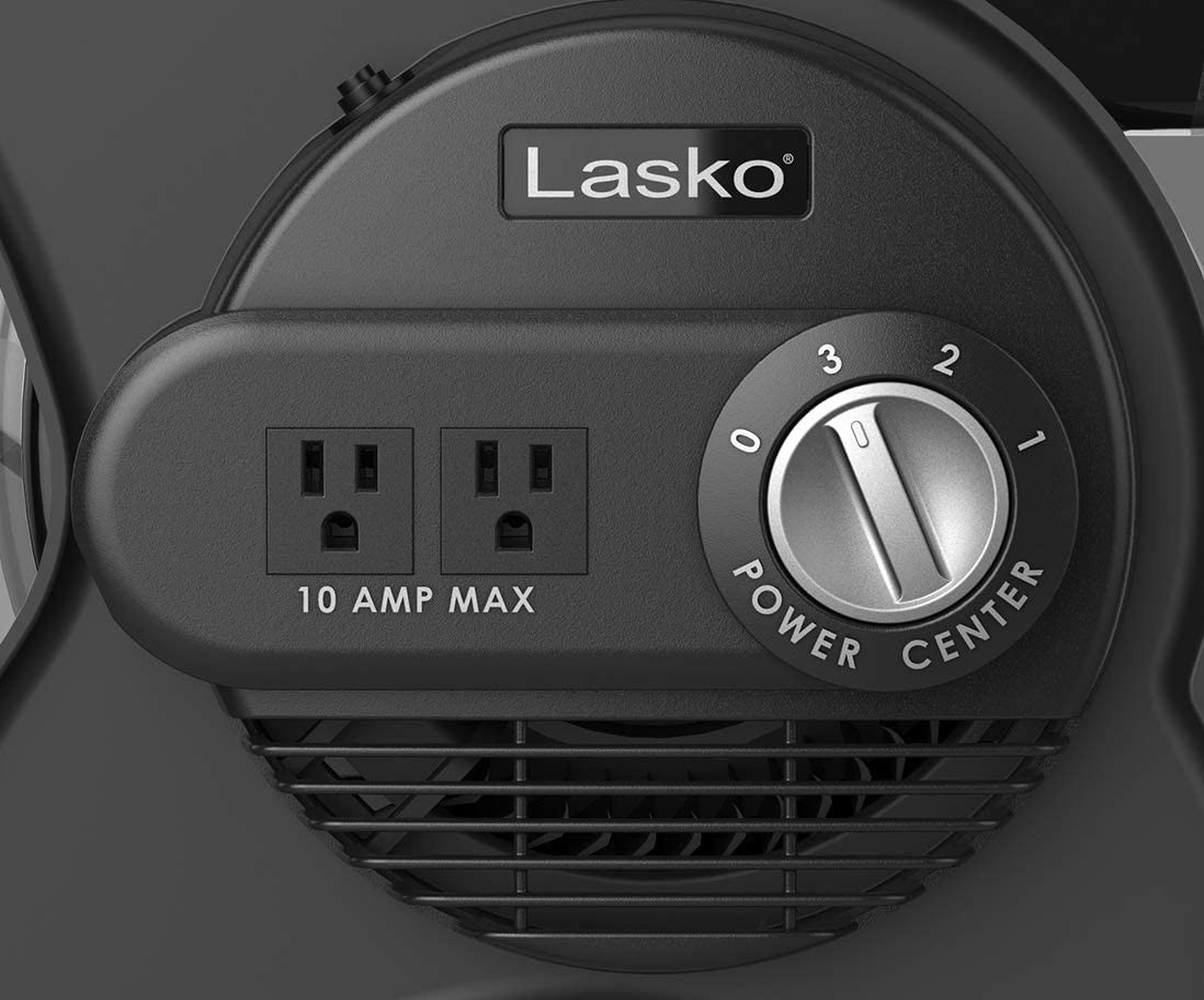 Lasko High Velocity Portable Utility Fan – Adjustable Air Mover Blower Fan for B