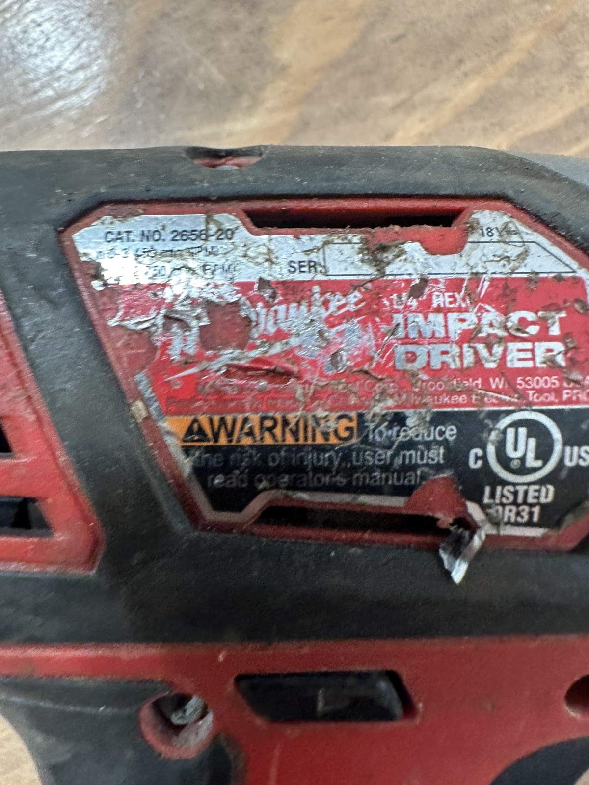 Milwaukee 2656-20 1/4″ M18 Cordless Battery Hex Impact Driver 18 Volt 18V