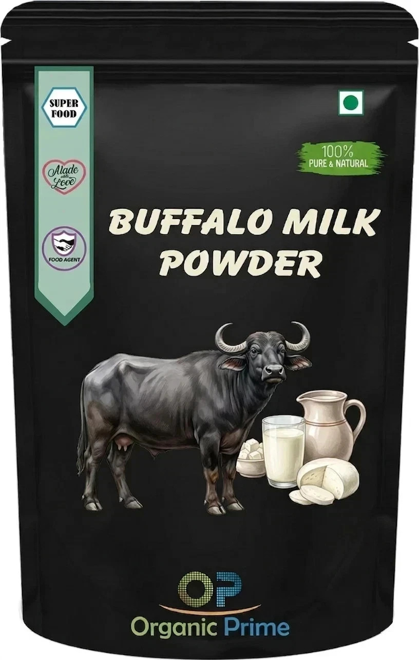 Organic Prime Buffalo Milk Powder Gluten Free No Additives 50GM-1KG