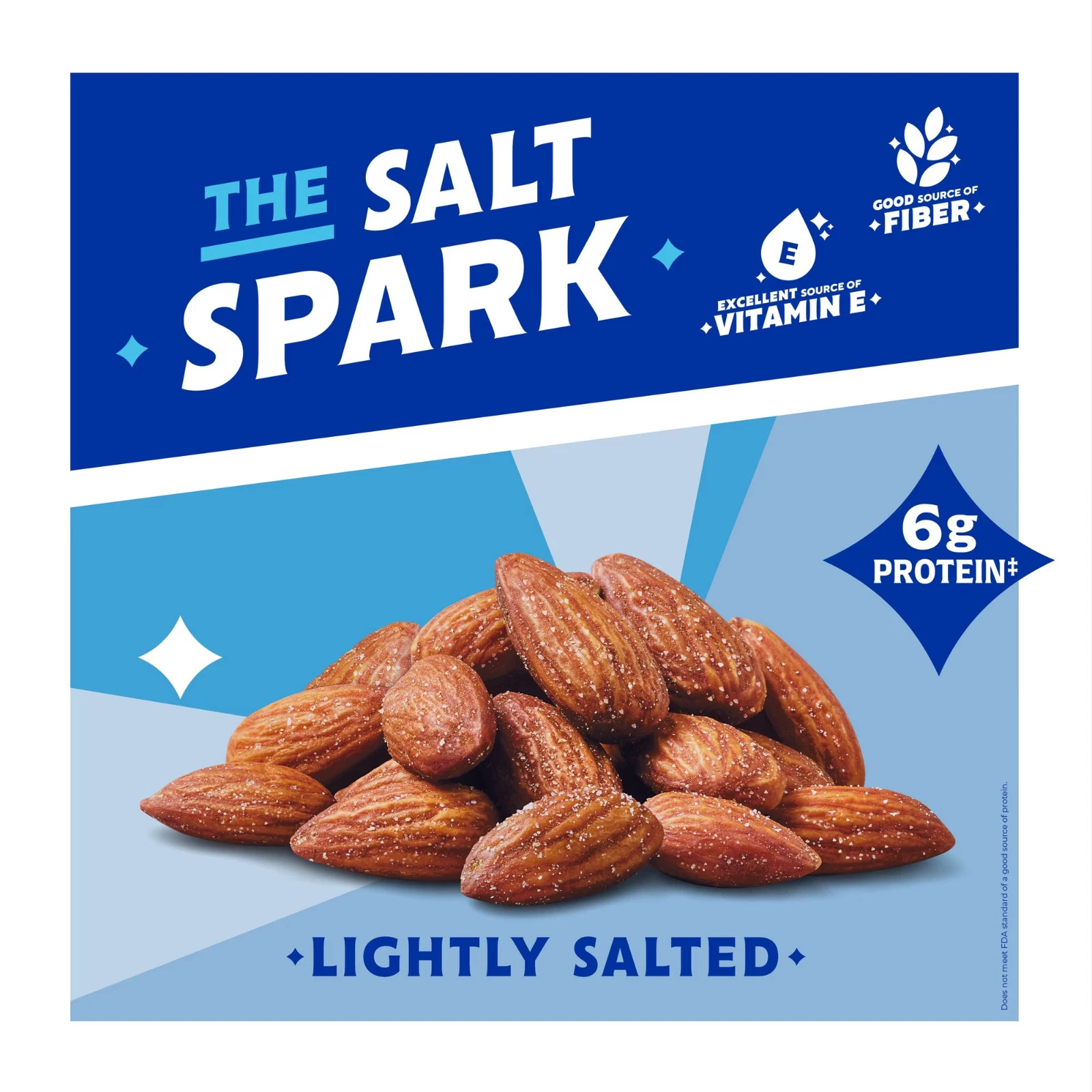 Blue Diamond Almonds, Lightly Salted Low Sodium Snack 14 oz Free Shipping