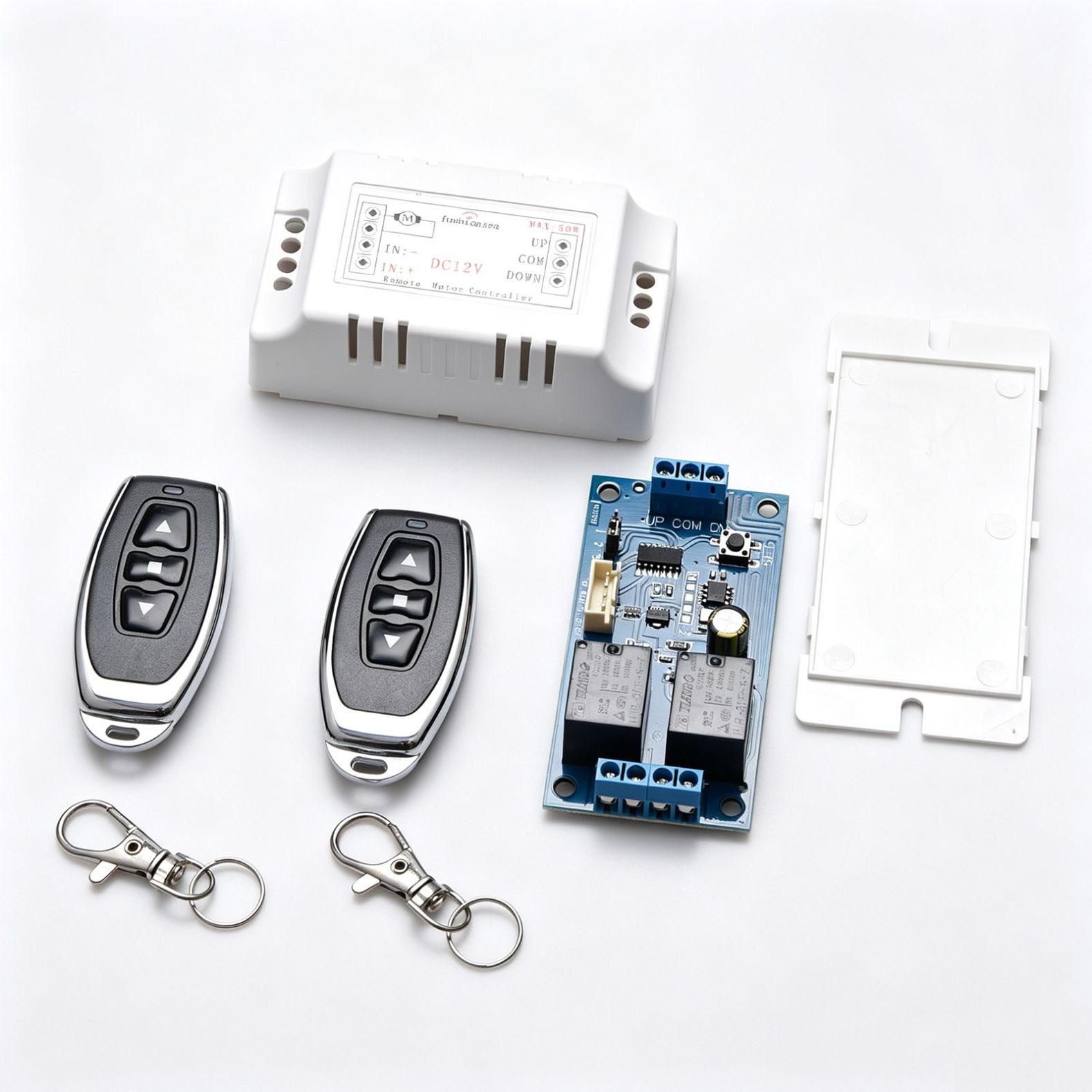 Remote Control Motor Wireless Remote Switch 12V Universal 2 Channel RF433MHz