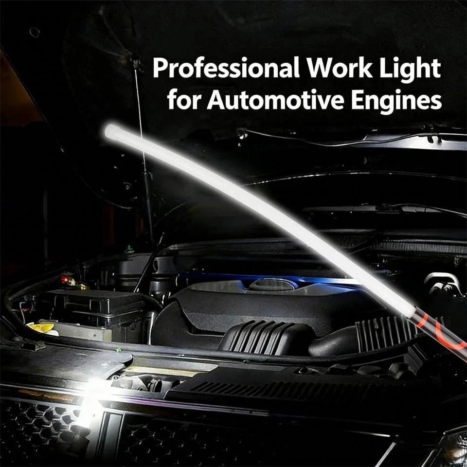 Bendable LED Flashlight Stick, Flexible LED Work Light Mechanics Car Repairs