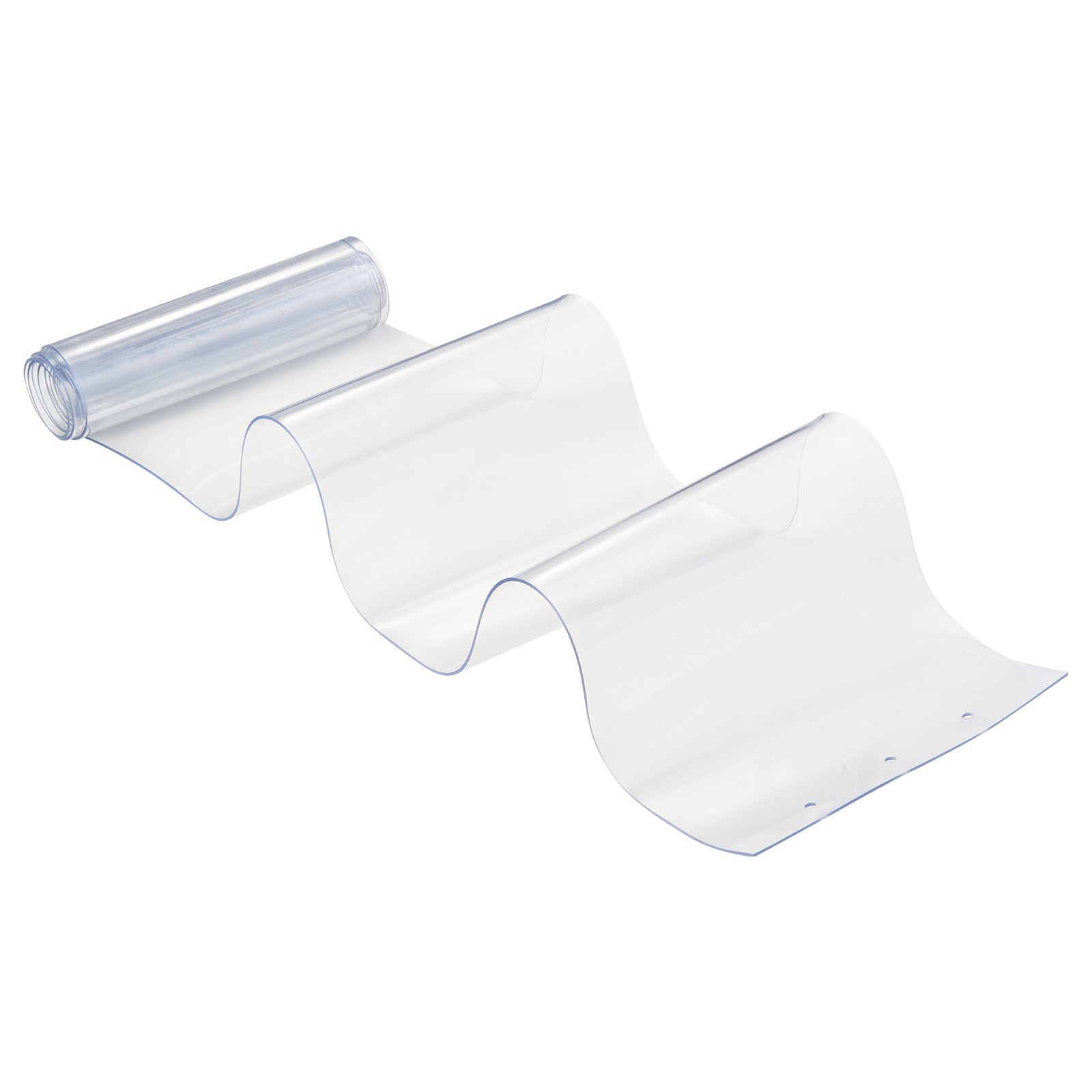 VEVOR 8 PCS PVC Strip Curtain 96 x 48 x 0.08 in Smooth Plastic Door Strips