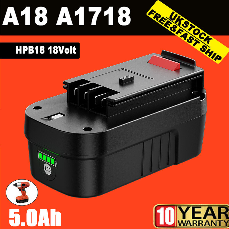 2/1Pack 18V 8.0Ah For Black & Decker 18 Volt Lithium-Ion Battery HPB18 HPB18-OPE
