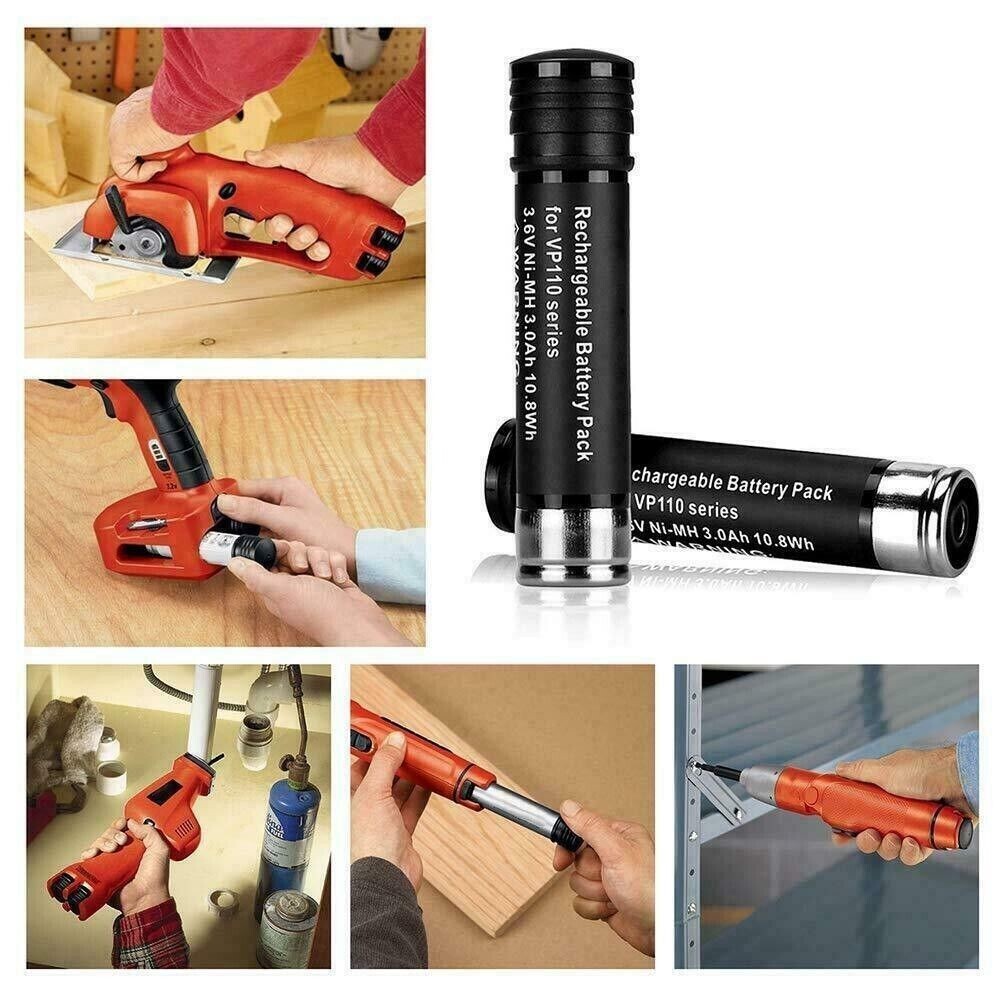 2/4PACK 3.6Ah For Black & Decker Versapak VP100 VP105 VP110 VP143 3.6V Battery