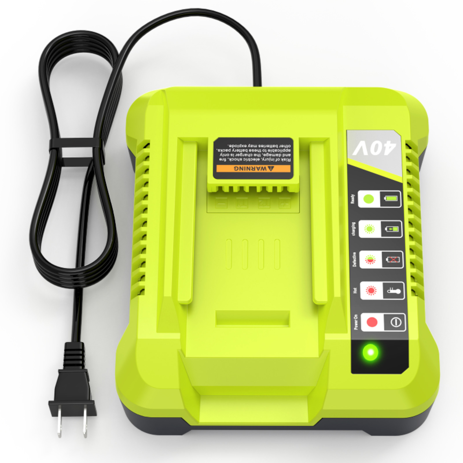 40V Fast Rapid Charger for Ryobi Lithium-ion Battery 40Volt OP401 OP4060 OP4050
