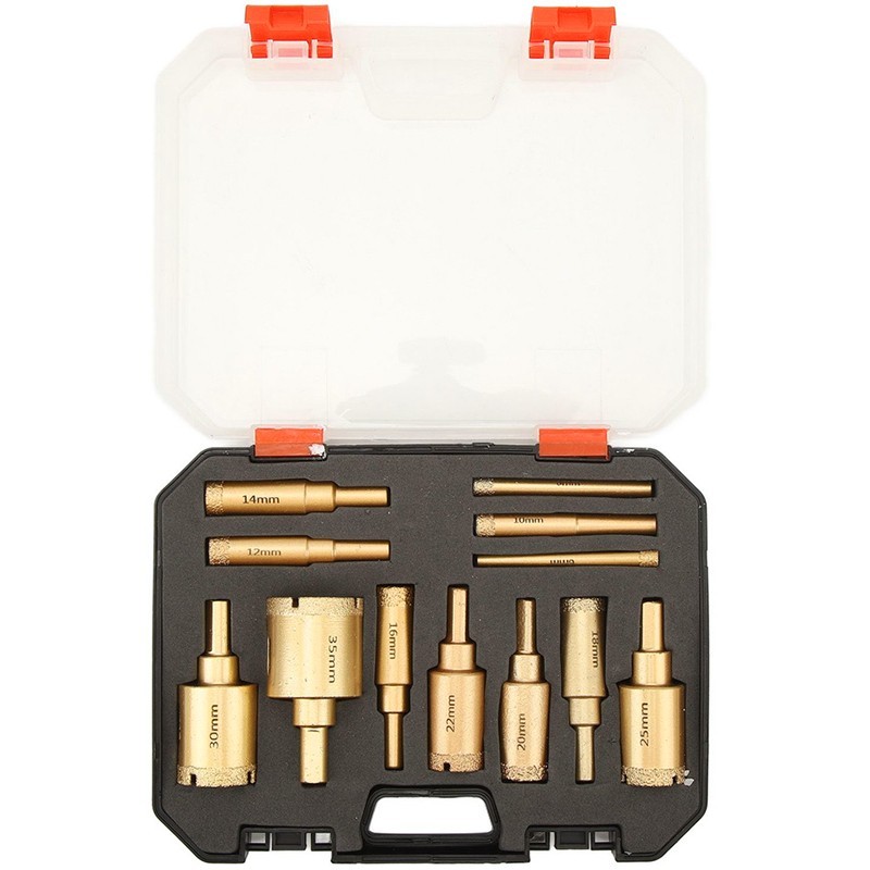 BOURVILL-12Pcs Manual Tool Set. Is A Heavy-duty Round-hole Leather Punching Tool