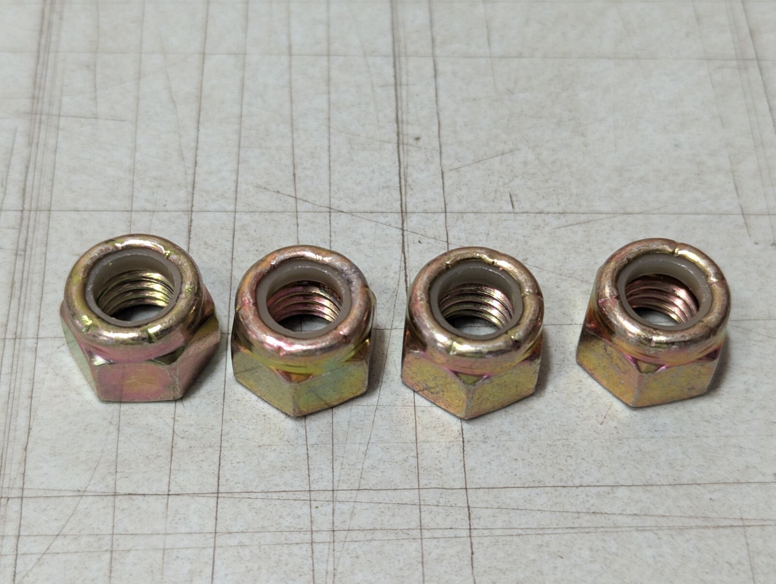 Lot of 4 Genuine Toro Lock Nuts 3296-39 NEW OEM Nyloc