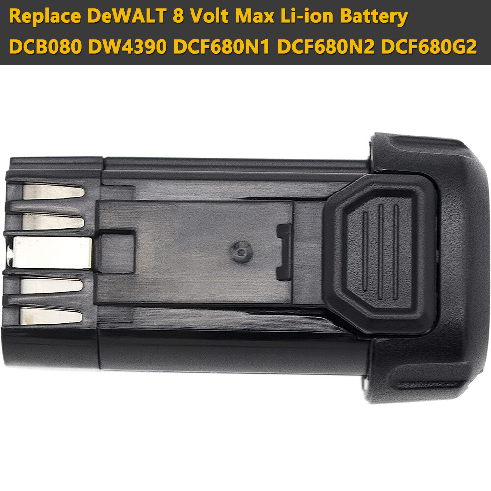 8V 3.0Ah Lithium Ion Battery For Dewalt DCB080 DCF680N1 DW4390 DCF680N2 DCF680G2