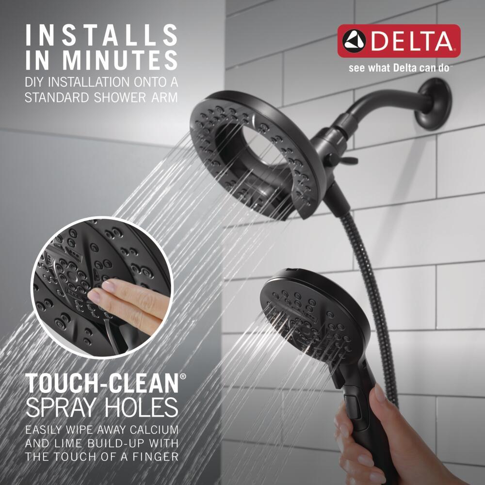 Delta In2ition 1.75GPM Handheld Shower Head Matte Black-Certified Refurbished