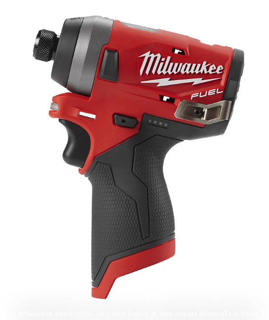 NEW Milwaukee Fuel M12 Impact Driver 2553-20 Brushless 12V 1/4in Hex / Tool Only