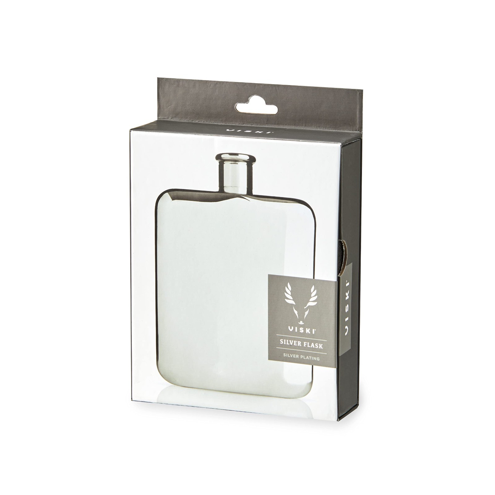 Stainless Steel Pocket Hip Flask, 6 oz Leakproof Liquor Flask for Whiskey, Vodka