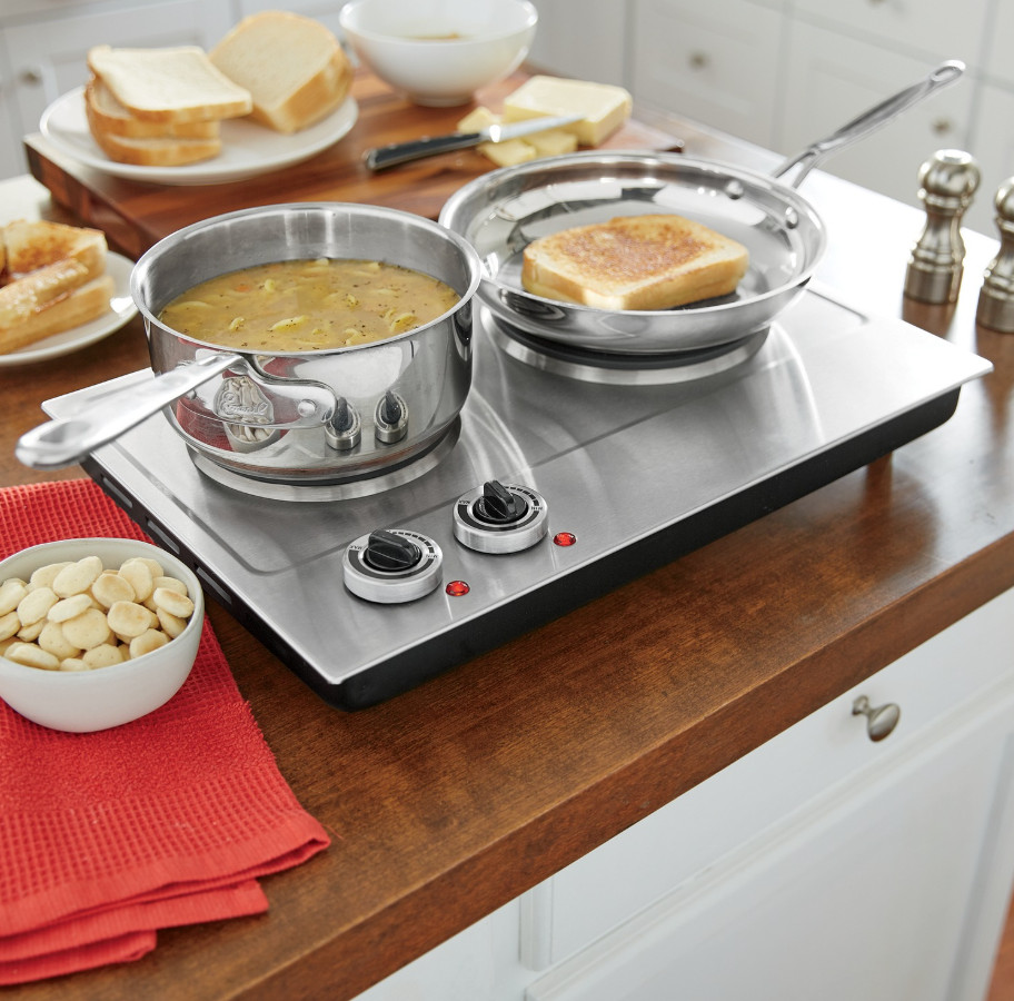 Tabletop Double Burner CUSIMAX 1800W Double Hot Plate – FREESHIPPING