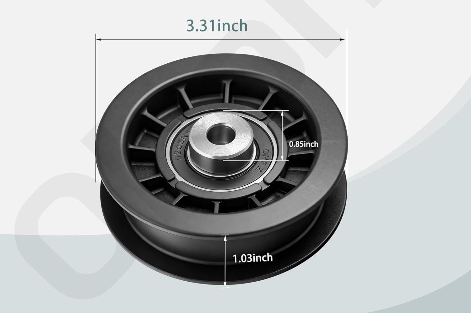 Flat Idler Pulley 54″ For Husqvarna YTH26V54 YTH2754 Z254F Z254i YTH2454 54 Deck