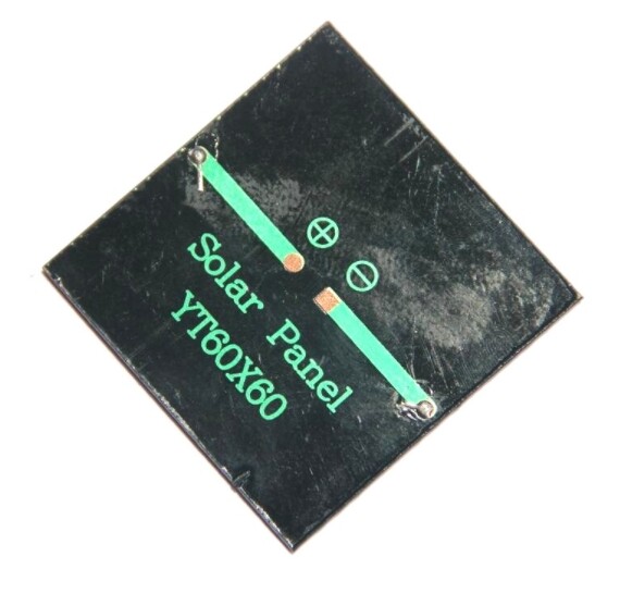 0.45W5V solar panel polycrystalline drop plate rechargeable 3.7V battery 60x60MM