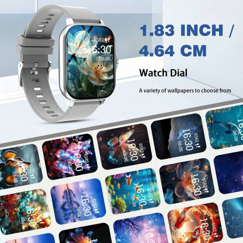 New 1.83 Inch Full Touch HD Fashion Smart Watch With (Dial, Answer) Wireless Cal