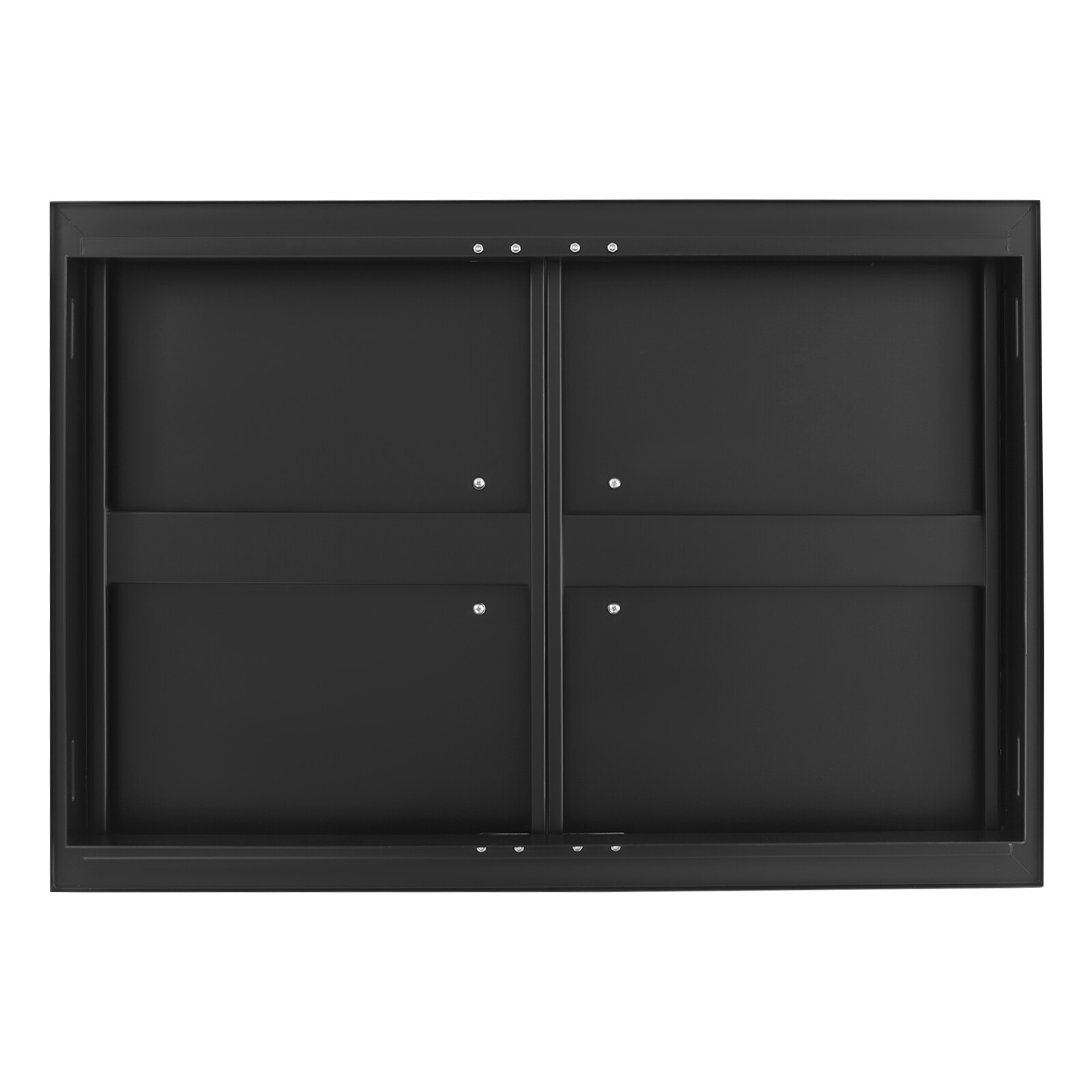 BBQ Access Door for Outdoor Kitchen Black Double Outdoor Kitchen Door