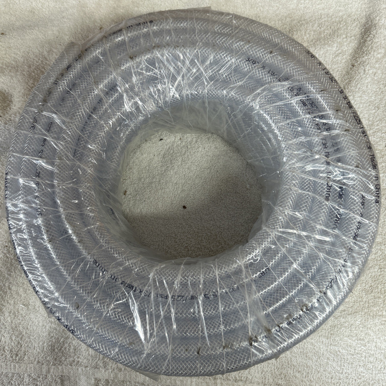 Duda Energy Hp PVC 3/8” X 100 Ft Pressure Braided 225 Psi , UV, Chemical Res
