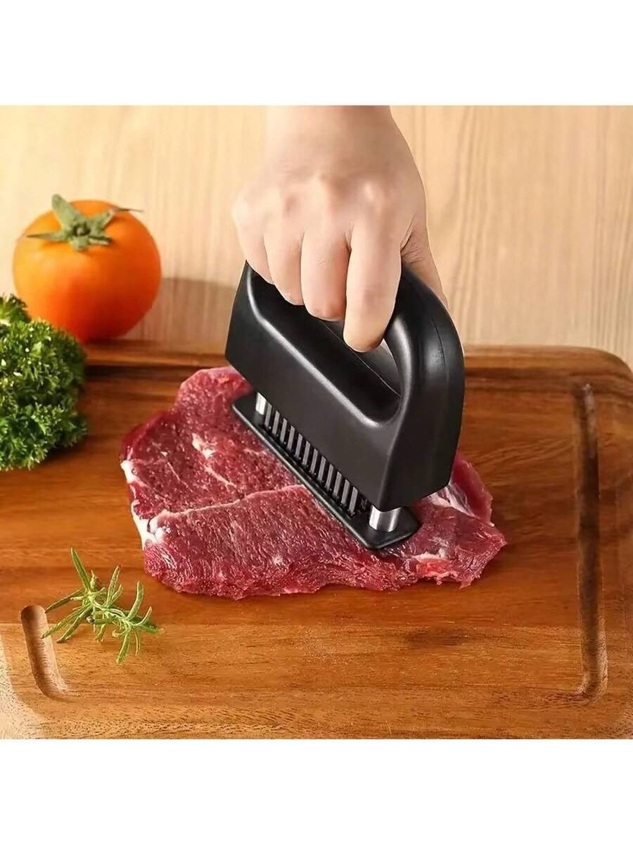 48 Needles Stainless Steel Blade Beef Meat Tenderizer Kitchen Meat Poking Tool