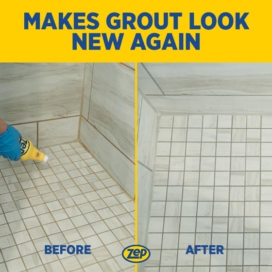 Zep GROUT CLEANER & Whitener 32 oz. Professional Strength Stains Lines ZU104632