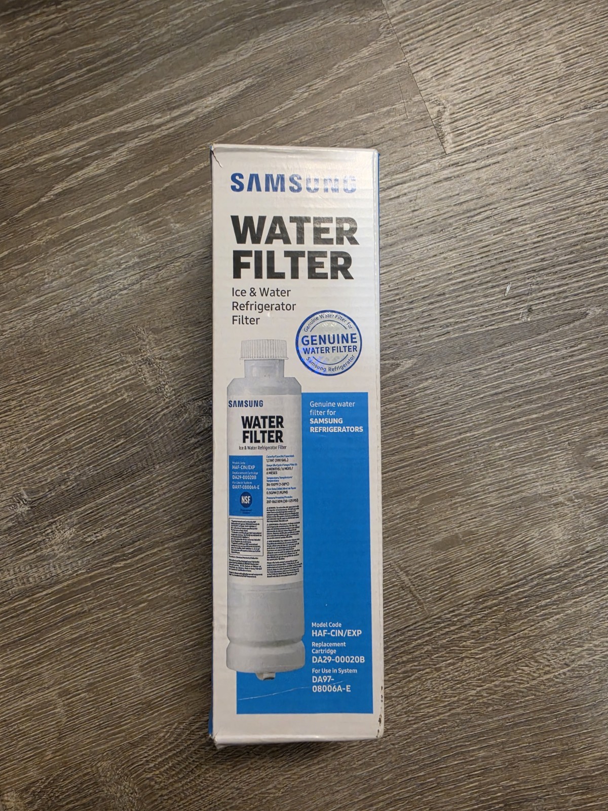 Samsung OEM DA29-00020B HAF-CIN/EXP Refrigerator Water Filter For DA97-08006A-E