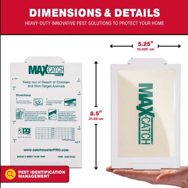 Catchmaster 72Max Glue Board Mouse Insects Trap Free shipping.