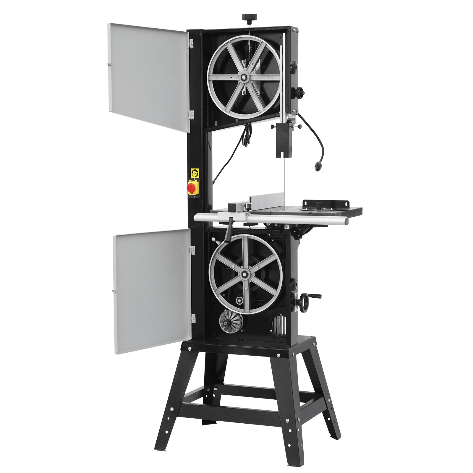Woodworking Bandsaw 13.39 in Width Benchtop Band Saw 440-846 RPM 1100W 1-1/2HP