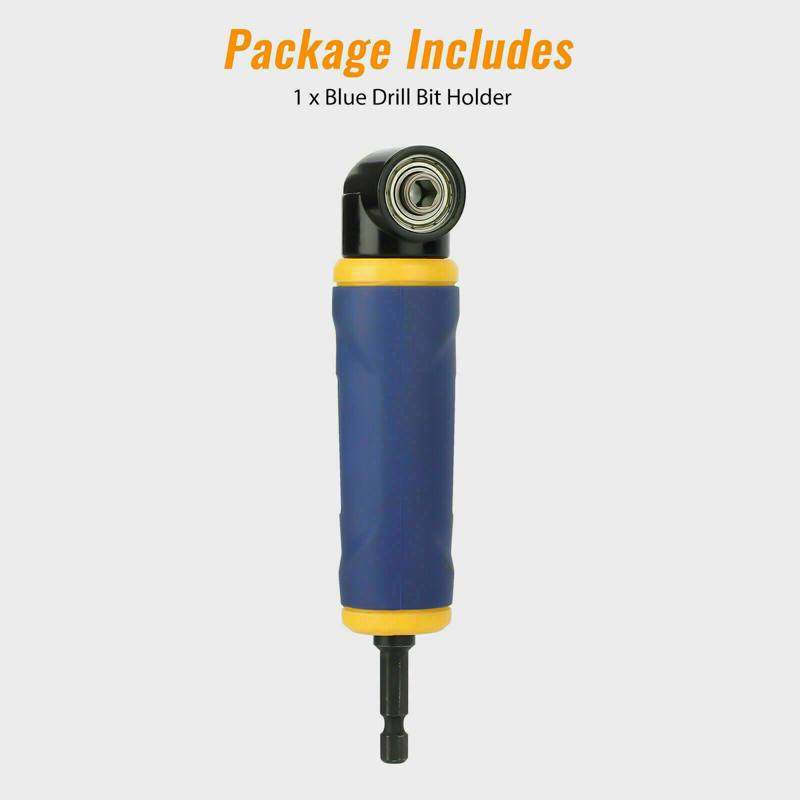 90°Right Angle Drill Adapter Extension Screwdriver Socket Holder Attachment Tool