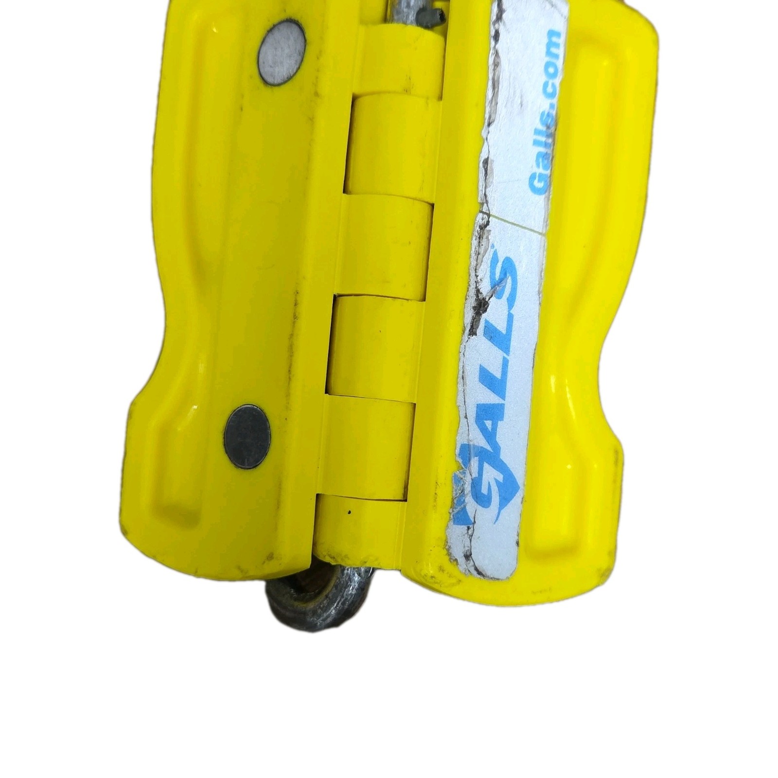 Galls Yellow Plastic Metal Door Hinge Stopper Forces Door To Remain Open