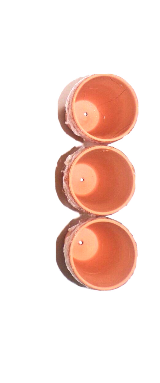 3 ct glue gun paint ready Deco Clay Pots Drainage Holes, Pots 2.5 in S2