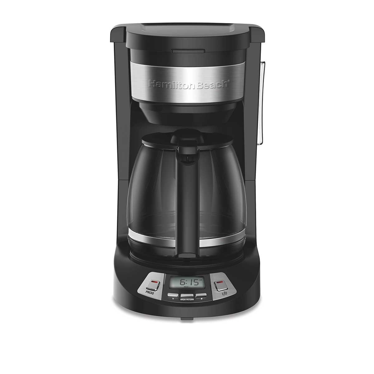 Hamilton Beach 46290 Programmable 12 Cup Coffee Maker Drip Brew Pause Black