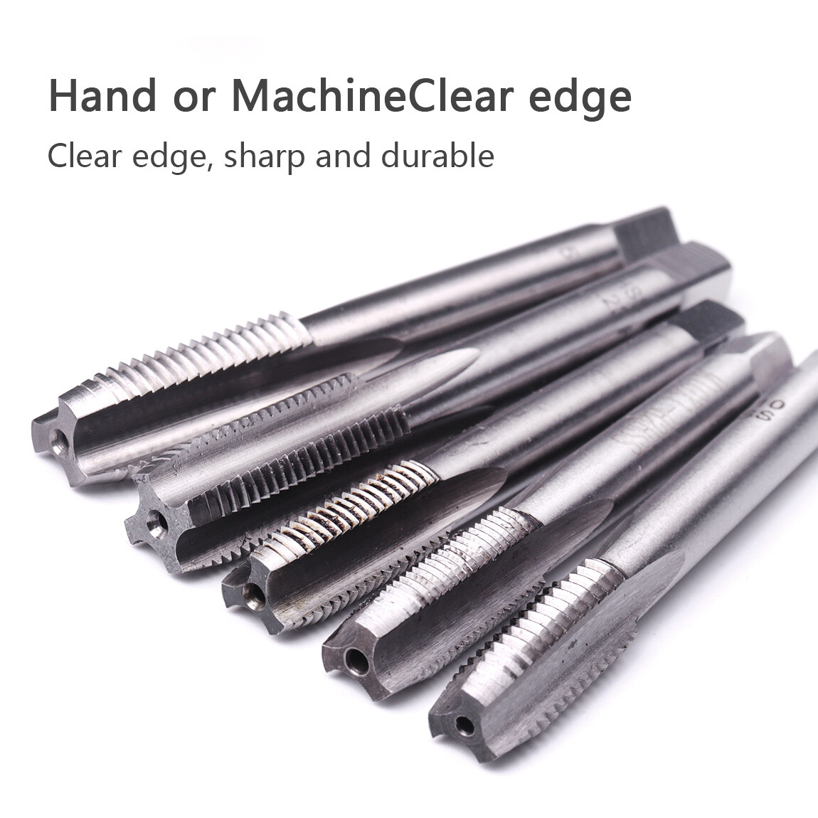 HSS Machine Screw Thread Metric Plug Tap Tools Pitch1.0-2.5mm M10-M20