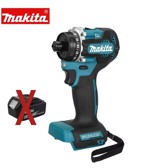 18V Brushless Impact Driver 180Nm 4000RPM 3800IPM Cordless Drill Tool
