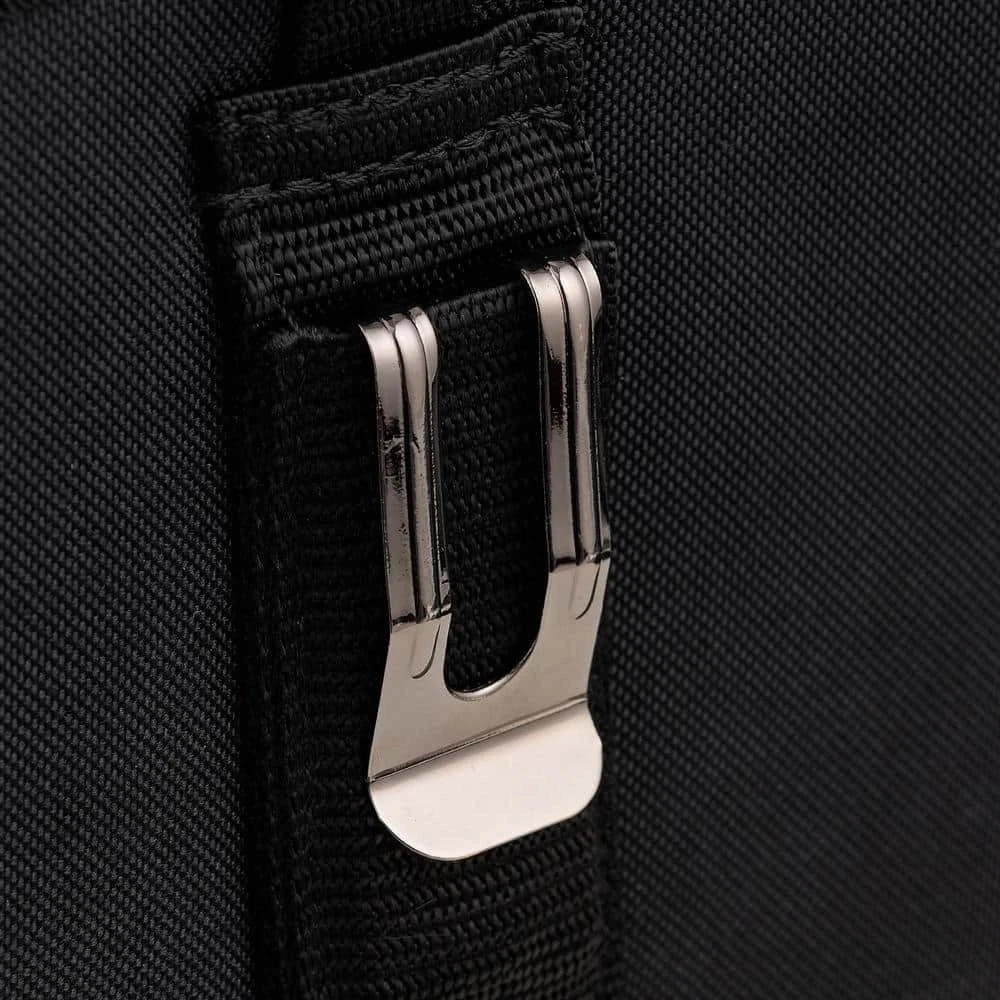 Husky 7 in. 3-Pocket Clip On Tool Belt Pouch – HD55200-TH