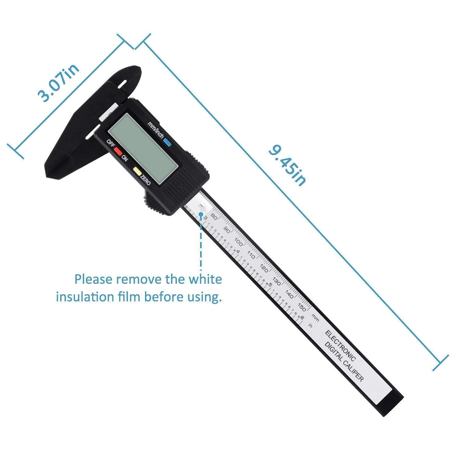 6″ 150mm Digital Caliper Micrometer LCD Gauge Vernier Electronic Measuring Tool