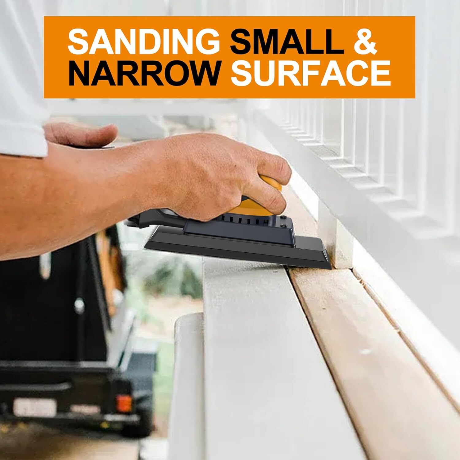 Electric Brushless Sheet Sander 350W 3A Variable Speed Corded Orbital Sanders