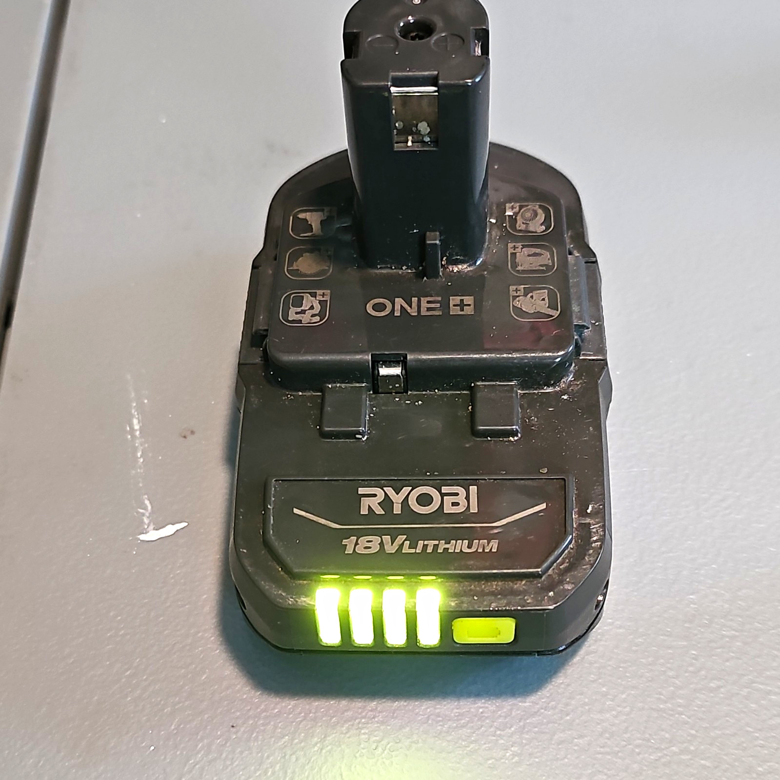 Ryobi ONE+ 18V Lithium-Ion 2Ah Battery Black PBP006 Power Tool Battery