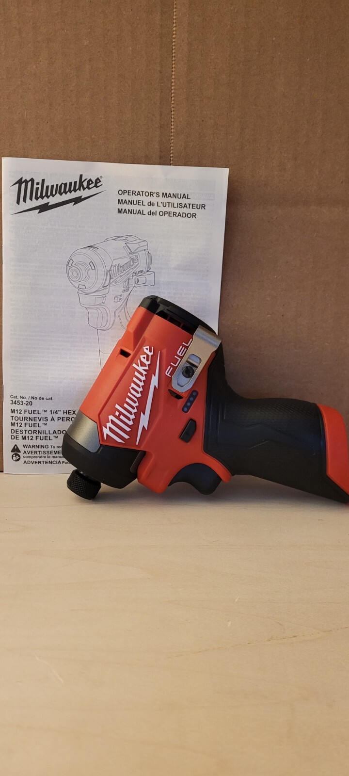 Brand new Milwaukee generation 3 M12 FUEL 1/4″ Hex Impact Driver 3453-20