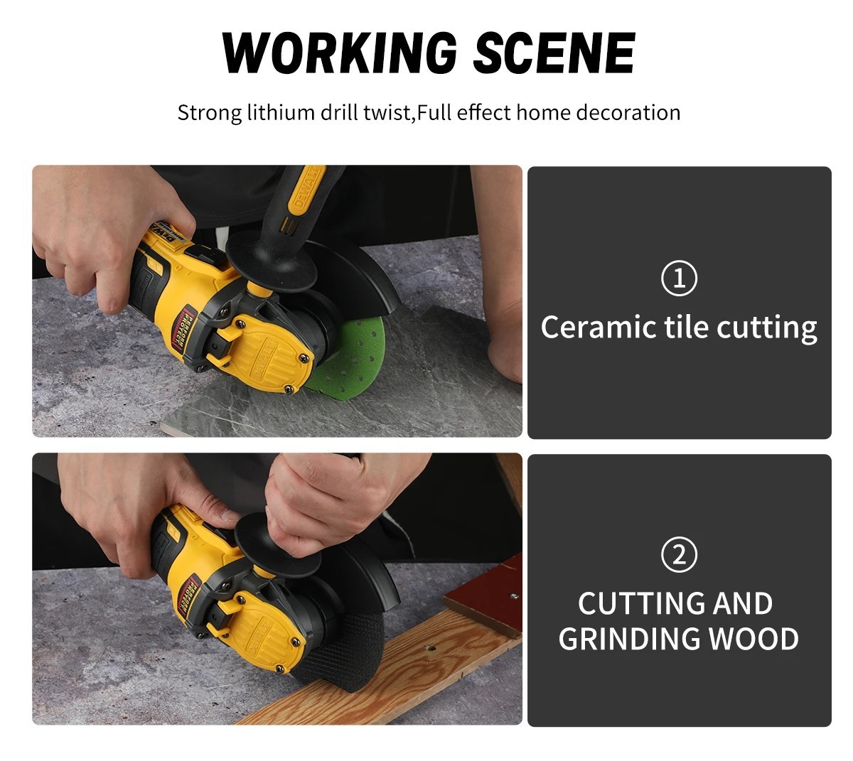 New DEWALT Angle Grinder DCG409 20V Cordless Brushless Power Cutting Tool Only