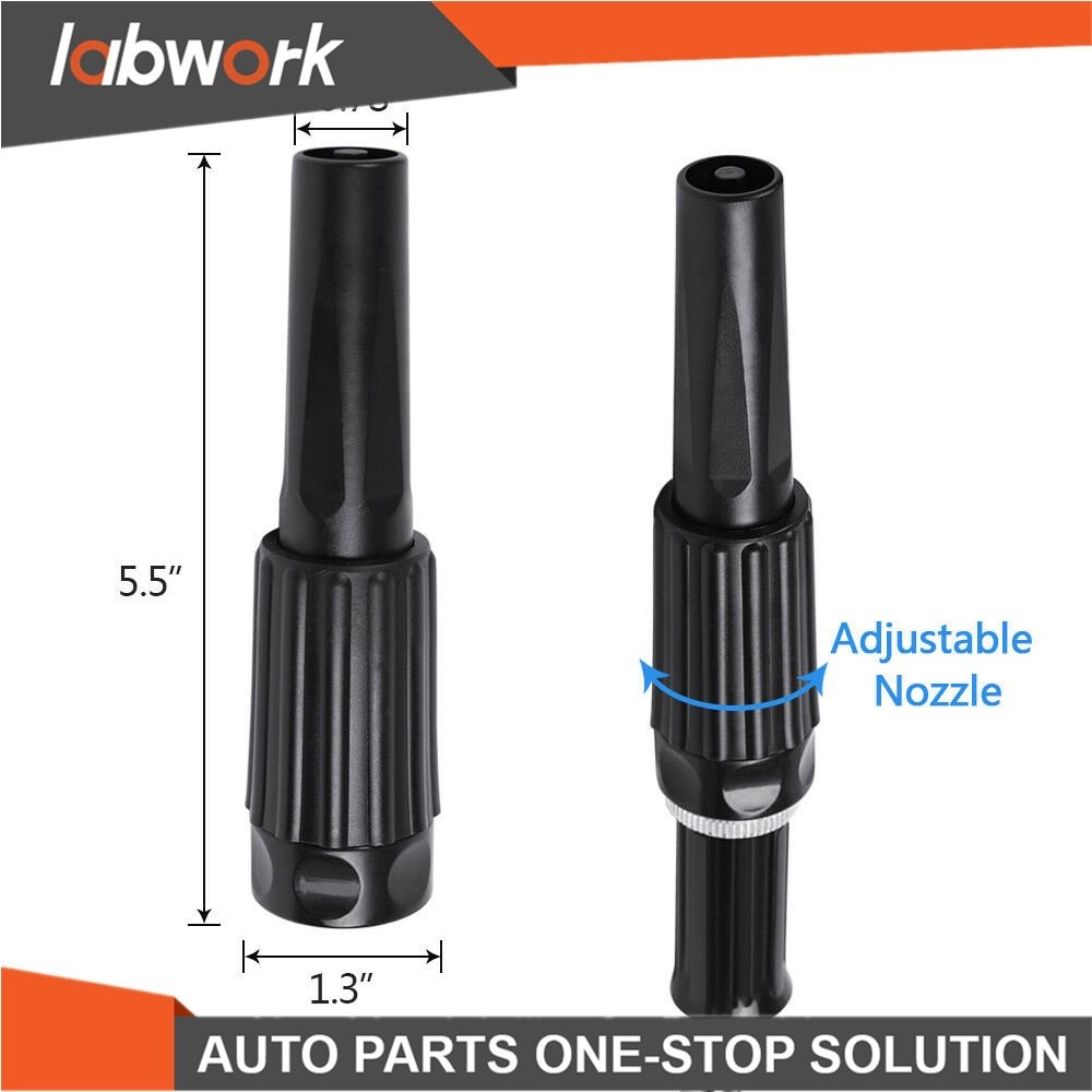 Labwork 25/50/75/100FT Lightweight Stainless Steel Metal Garden Water Hose Pipe