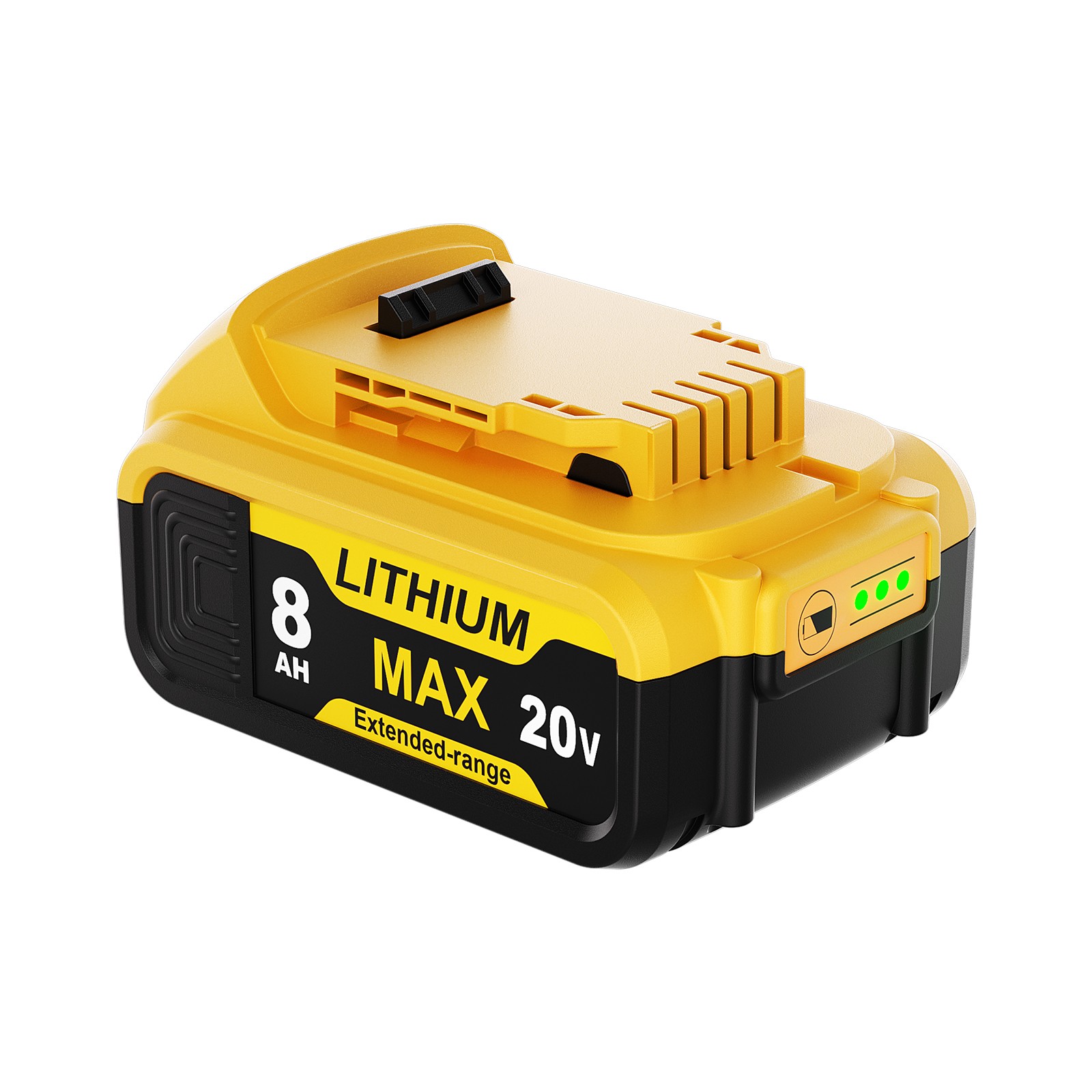 1~10PCS 8000mAh For DeWalt 20Volt Max LithiumIon Battery DCB205-2 DCB201-2