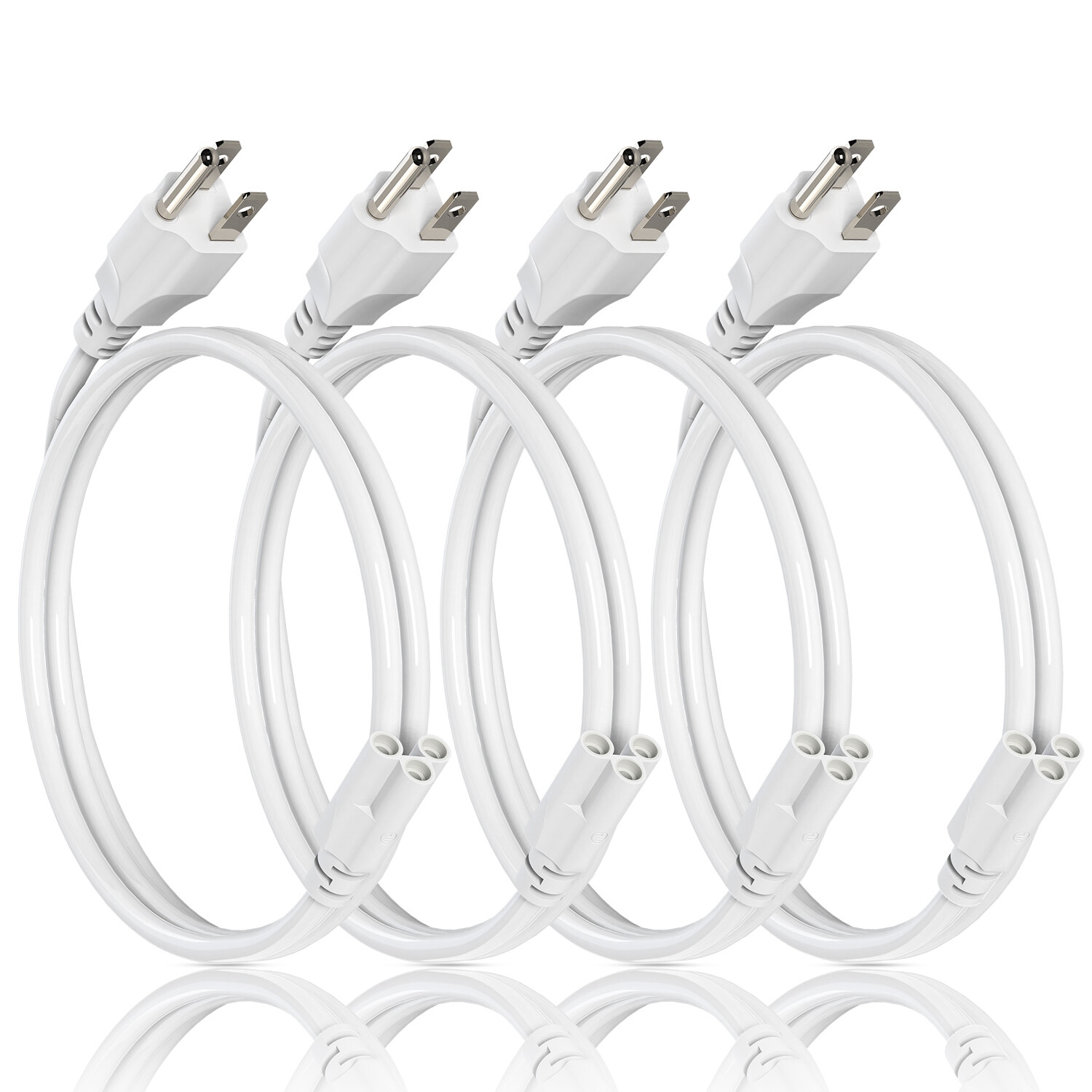 4FT 6FT Power Cord Cables US Plug for T5 T8 8FT LED Tube Light Ceiling Fixtures