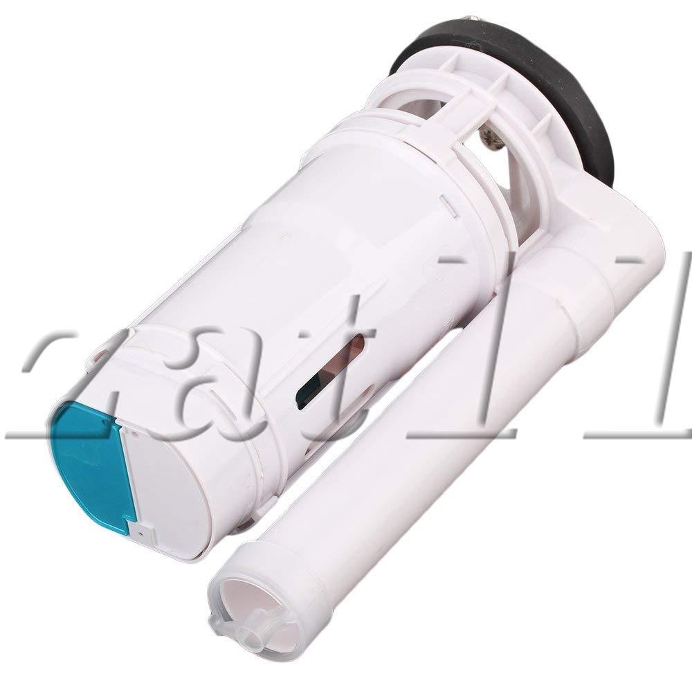2pcs ABS Plastic 21cm Adjust Toilet Connected Water Tank Dual Flush Drain Valve