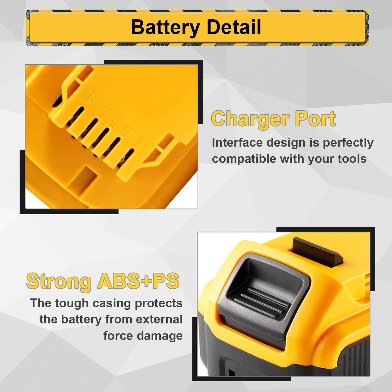 Pack For DeWalt DCB206-2 DCB205-2 20V 20 Volt Max XR 8.0AH Lithium Ion Battery