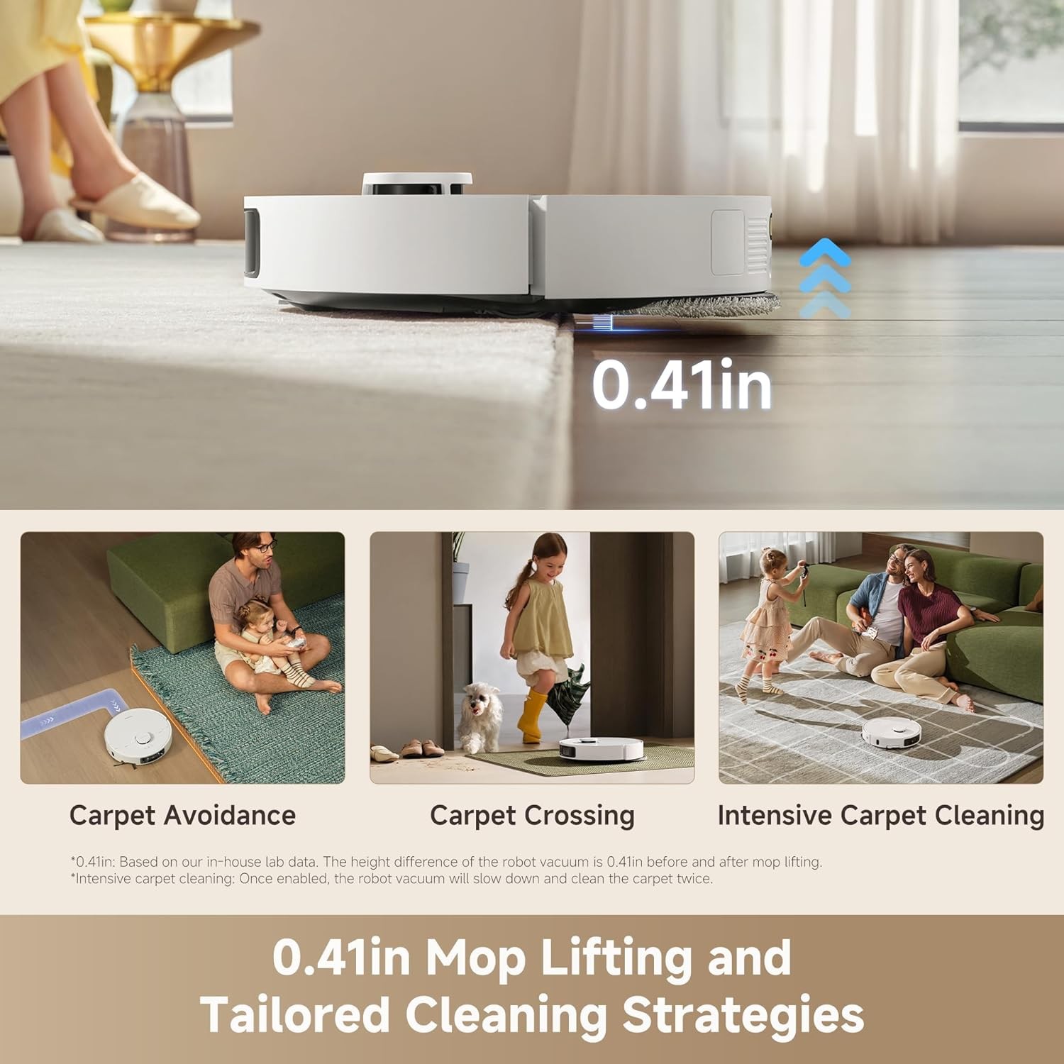 DREAME L40 Ultra Gen 2 White Robot Vacuum 25kPa Suction｜Certified Refurbished